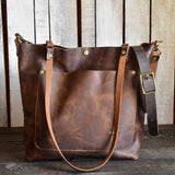 Limited Edition Crossbody Leather Tote Bag