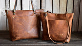 Limited Edition Crossbody Leather Tote Bag