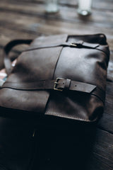 Leather Messenger Leather iPad Bag Laptop Unisex Satchel