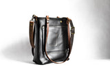 Leather Crossbody Tote Bag