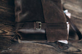 Leather Messenger Leather iPad Bag Laptop Unisex Satchel