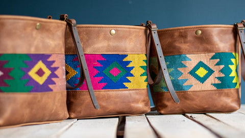 Small Crossbody Leather Tote Bag