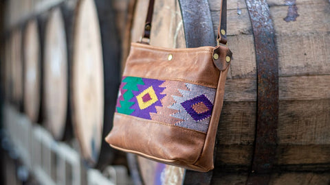 Small Crossbody Leather Tote Bag