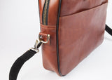 Leather Brown Laptop Briefcase | Leather Messenger Bag