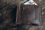 Leather Messenger Leather iPad Bag Laptop Unisex Satchel