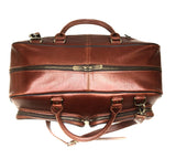 Leather Travel Bag With Pockets Duffel