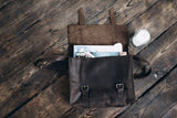 Leather Messenger Leather iPad Bag Laptop Unisex Satchel