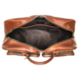 Leather Travel Bag With Pockets Duffel